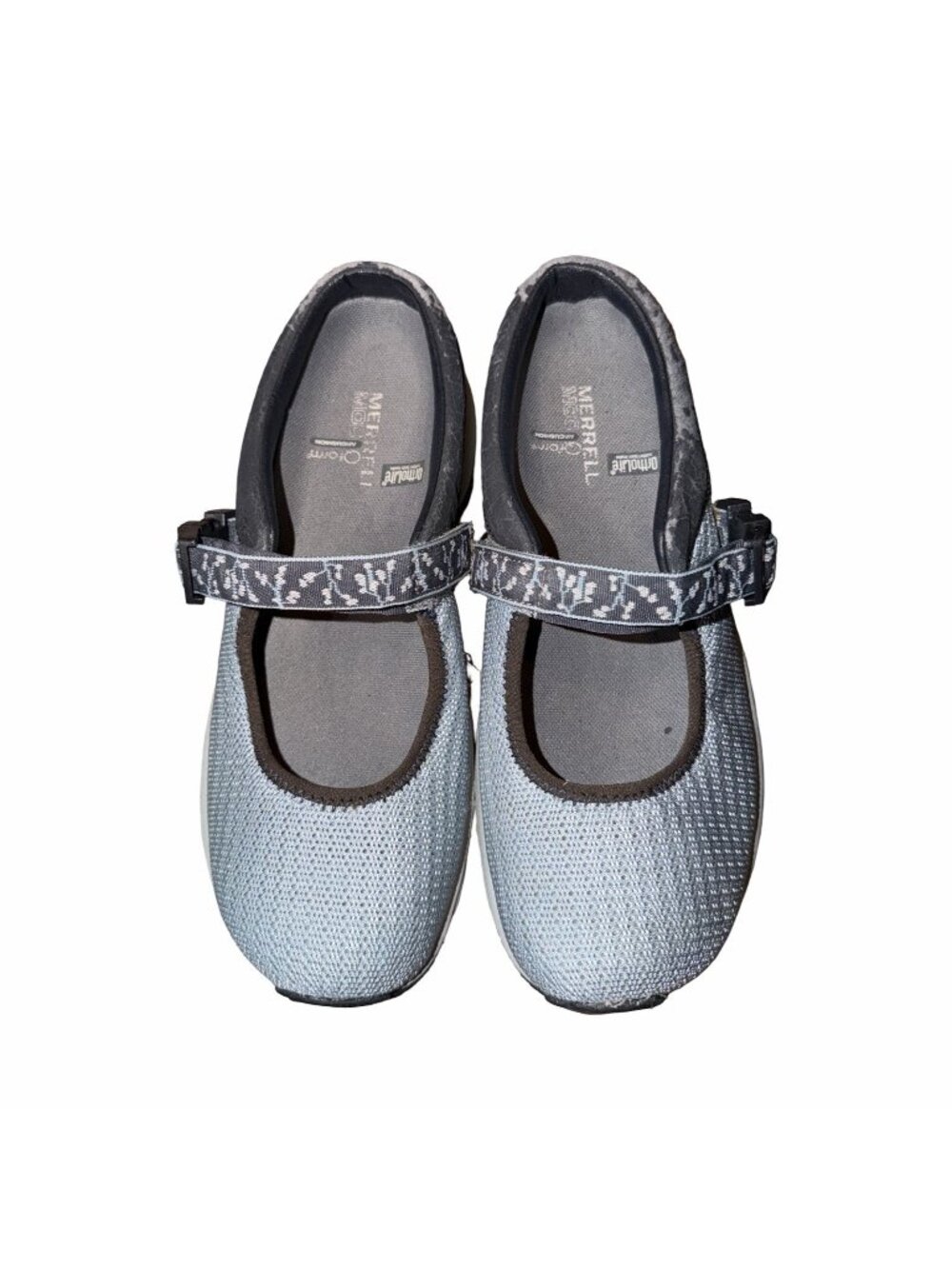 Merrell Encore Mary Jane Mesh Shoes Women's sz 7.5 Blue Flats J66422 Comfort
